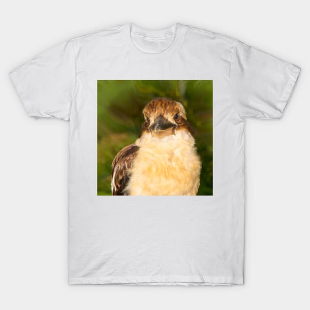 Painted laughing kookaburra T-Shirt by hereswendy